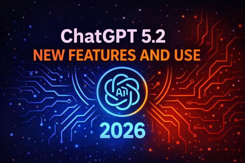 “ChatGPT 5.2 multimodal capabilities in 2026 including voice, audio, and image understanding displayed in a modern AI interface.”